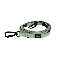 Nylon Pro Führleine Sage Green - Leine 2.5m 3-fach verstellbar