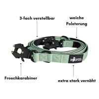 Nylon Tactical Führleine Sage Green - Leine 2.5m...