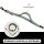 Nylon Classic Führleine Sage Green - 2,5m 3-fach verstellbar mit Kurzführgriff