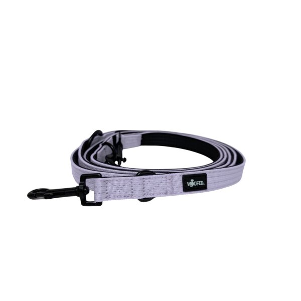 Nylon Classic Führleine Lilac - 2,5m 3-fach verstellbar mit Kurzführgriff