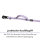 Nylon Tactical Führleine Lilac - Leine 2.5m 3-fach verstellbar