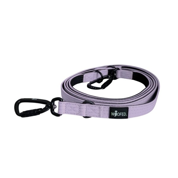 Nylon Pro Führleine Lilac - Leine 2.5m 3-fach verstellbar