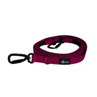 Nylon Pro Führleine Bordeaux - Leine 2.5m 3-fach...