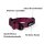 Nylon Tactical Halsband für kleine Hunde Bordeaux - XS 25-32cm | 2,5cm - ohne Griff