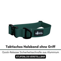 Halsband-Leinen-Set WOOFLEX® Hunting Green