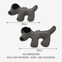 Hundespielzeug Hund aus Leder