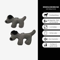 Hundespielzeug Hund aus Leder
