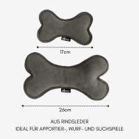 Hundespielzeug Knochen aus Leder