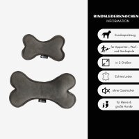 Hundespielzeug Knochen aus Leder