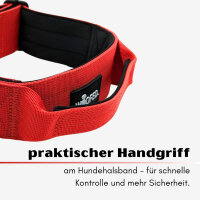 Nylon Tactical Halsband Rosso Red