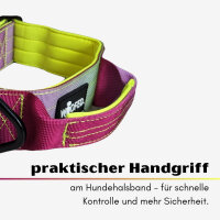 Nylon Tactical Halsband Lime Wine