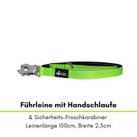 Nylon Tactical Führleine Apple Green