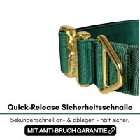 Nylon Tactical Halsband Emerald Green
