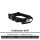 Nylon Tactical Halsband für kleine Hunde Deep Black