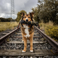 Hundespielzeug Beißwurst Camo
