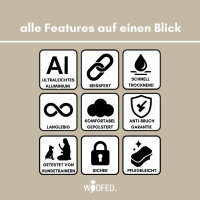 Nylon Tactical Halsband für kleine Hunde Desert Tan