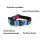 Nylon Tactical Halsband für kleine Hunde Pink Blue Sky