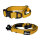 Nylon Halsband-Leine-Set Sunset Yellow ultraleicht