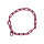 Woofchain Kettenhalsband aus Edelstahl Bordeaux