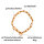 Woofchain Kettenhalsband aus Edelstahl Orange