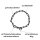 Woofchain Kettenhalsband aus Edelstahl Black