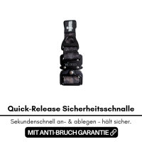 Nylon Tactical Halsband für kleine Hunde Black Camo