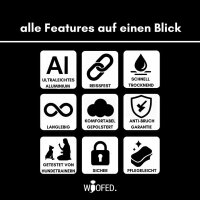 Nylon Tactical Halsband für kleine Hunde Black Camo