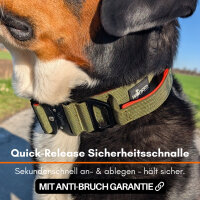 Nylon Tactical Halsband Hunter Glow - ultraleicht
