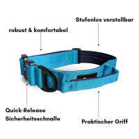 Nylon Tactical Halsband Arctic Sky - ultraleicht