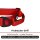 Nylon Tactical Halsband Rosso Red - ultraleicht