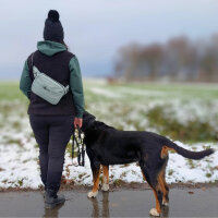 Multifunktionale Gassitasche - 2 in 1 Bauchtasche & Schultertasche