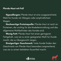 Pferdehaut mit Fell