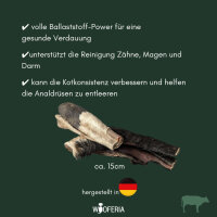 Rinderkopfhaut mit Fell