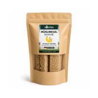Müsliriegel mit Banane
