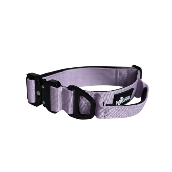 Nylon Tactical Halsband Lilac - ultraleicht