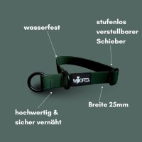 Zugstopphalsband WOOFLEX® Hunting Green