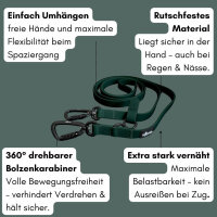 Umhängeleine WOOFLEX® Pro Hunting Green