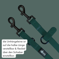 Umhängeleine WOOFLEX® Classic Hunting Green