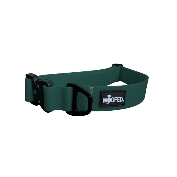 Halsband WOOFLEX® Tactical verstellbar ohne Griff Hunting Green