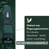 Halsband WOOFLEX® Tactical verstellbar ohne Griff Hunting Green