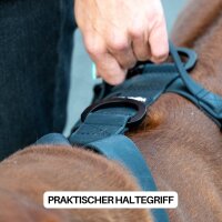 Y-Hundegeschirr WOOFLEX® 4fach-verstellbar mit Griff und Sicherheitsschnallen Phantom Black - wasserfest
