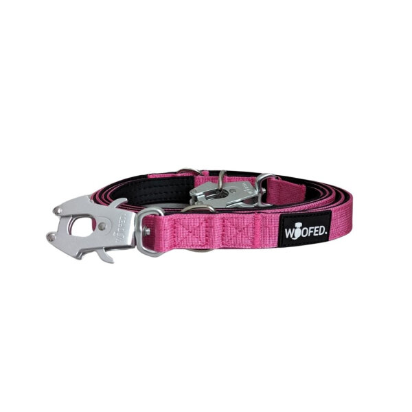 Nylon Tactical Führleine Raspberry - Leine 2.5m 3-fach verstellbar mit integriertem Griff