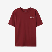 T-Shirt Life is better with dogs Unisex Rot - 2XL