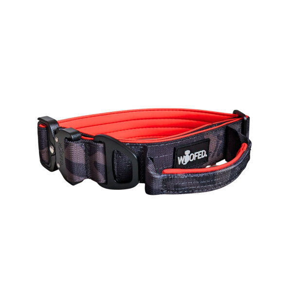 Nylon Tactical Halsband Signal Camo - ultraleicht - S 33-42cm | 4cm