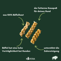 Büffelhaut Zöpfe