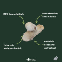 Kaninchenpfoten mit Fell