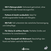 Kaninchenpfoten mit Fell