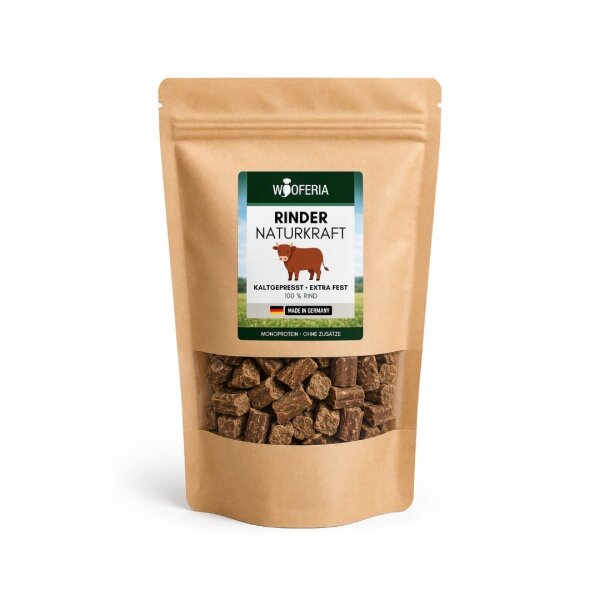 Rinder Naturkraft Snacks, kaltgepresst