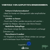 Rinderohr gepufft