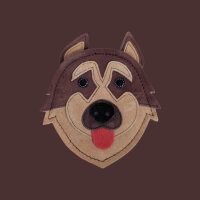 Natürliches Hundespielzeug Hundeköpfe